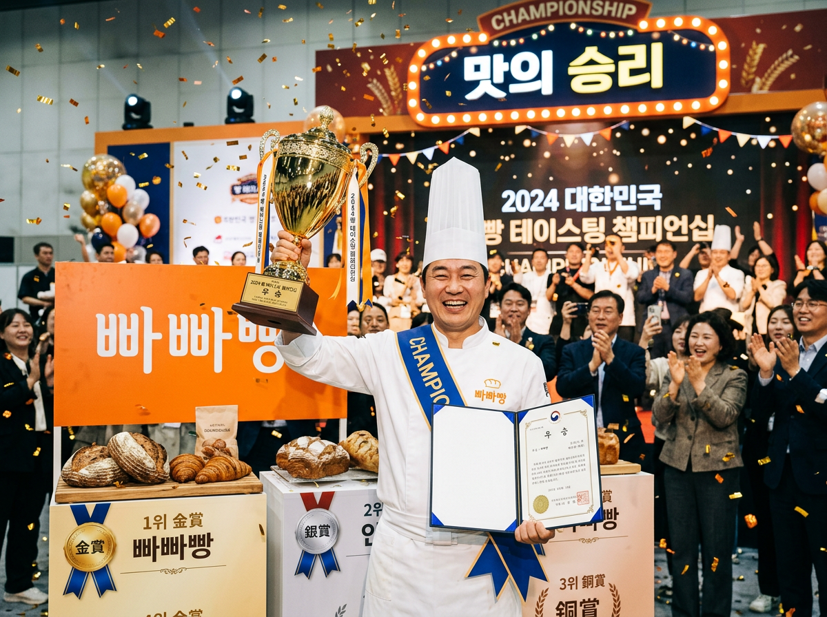 빠빠빵 빵 테이스팅 챔피언십 우승